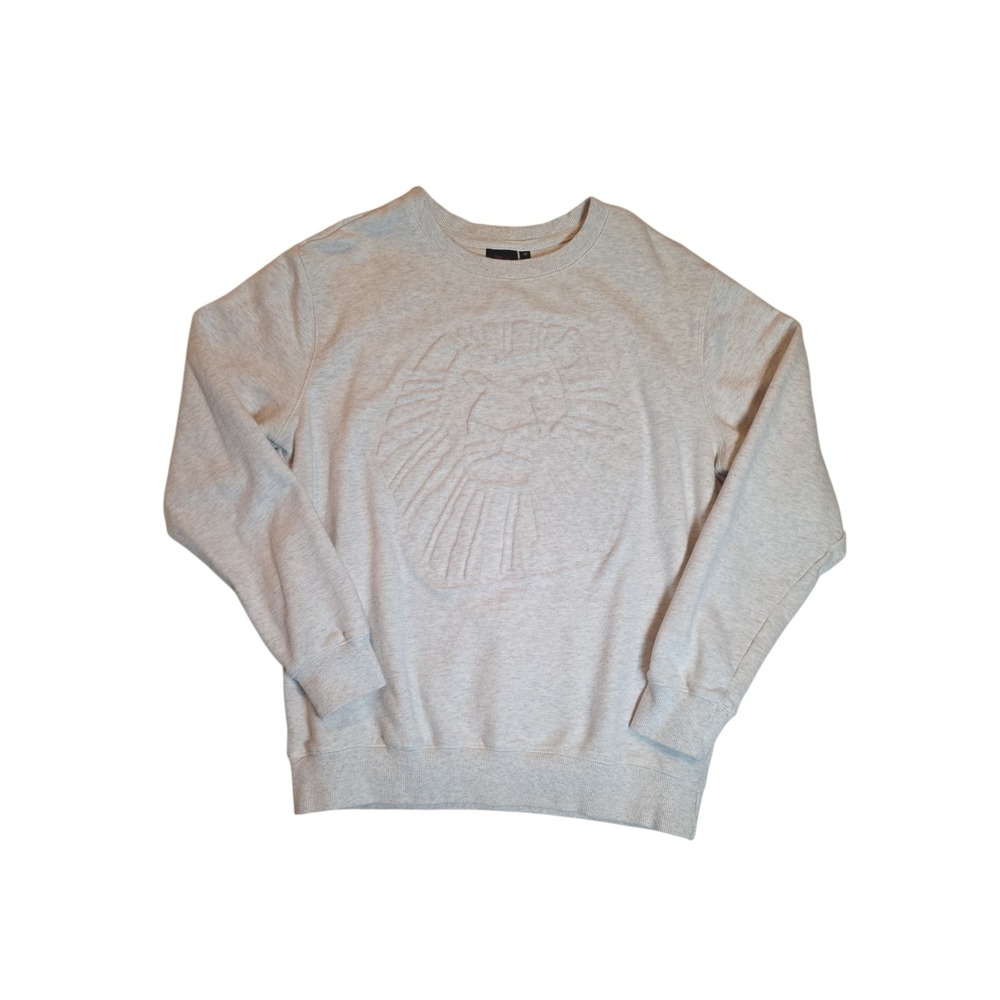 Disney The Lion King Broadway Sweatshirt Womens M Embossed Simba Gray